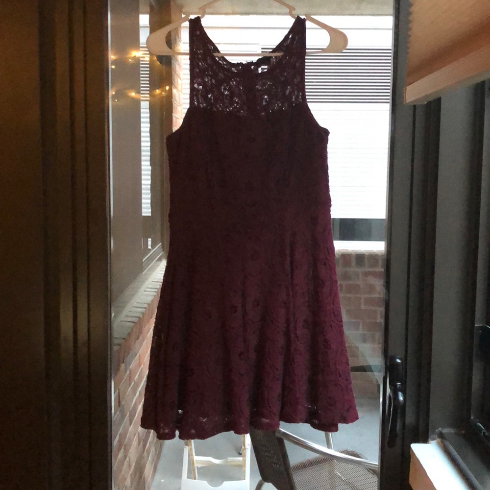 Wine dress